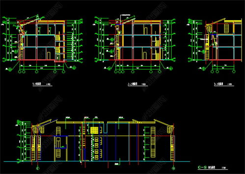 高级住宅CAD建筑施工图设计平面图下载